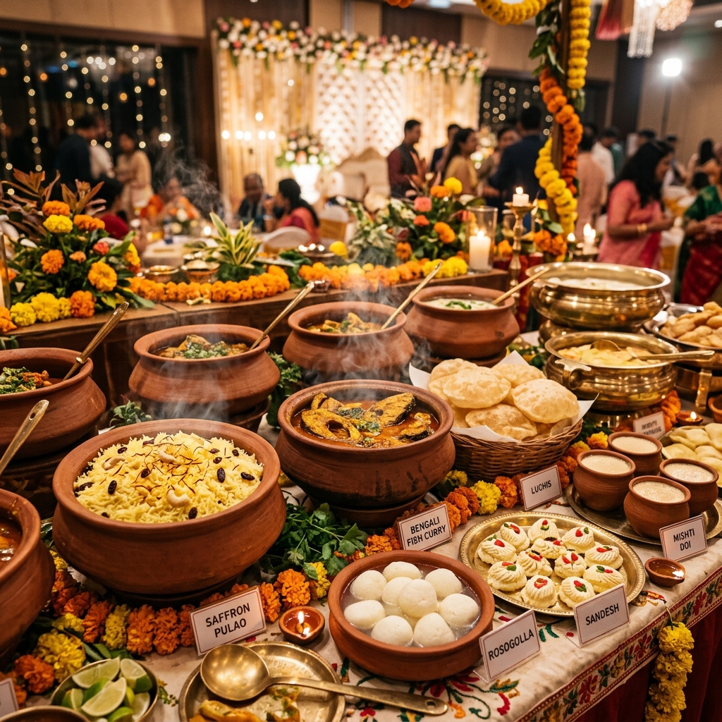 Bengali Cuisine Banquet Buffet